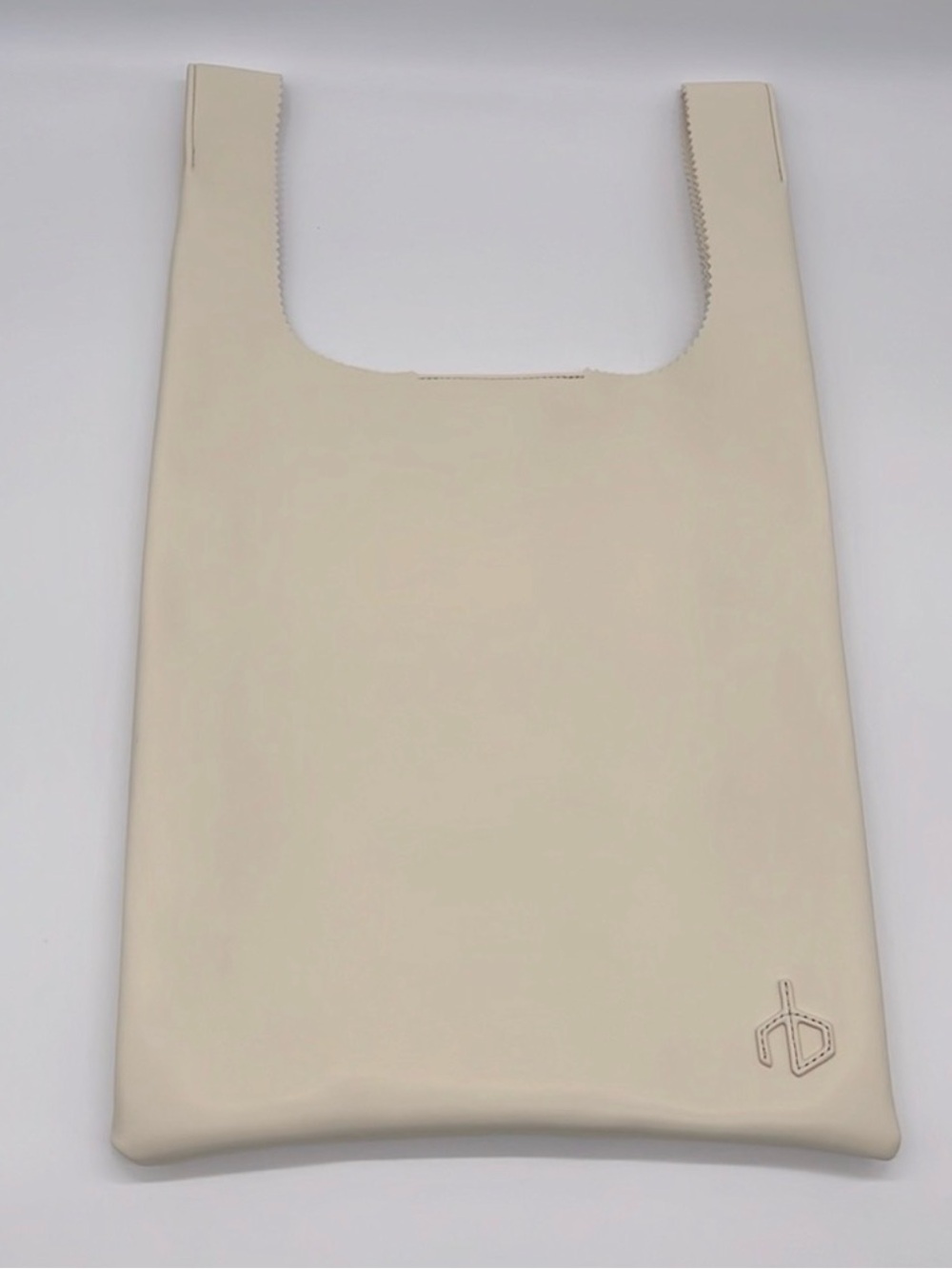 Rag & Bone New Faux Leather Shopper Tote Bag Ivory